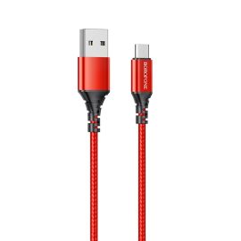 Кабель USB MicroUSB Borofone BX54 <красный>