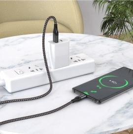 Кабель USB MicroUSB Borofone BX56 <черный>