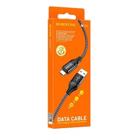Кабель USB MicroUSB Borofone BX56 <черный>