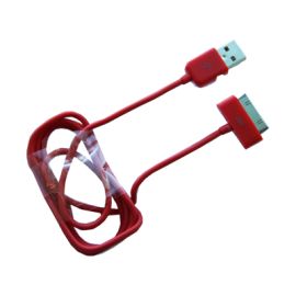 Кабель USB Apple iPhone 2/3/4 <красный>