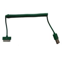 Кабель USB Apple iPhone 2/3/4 телефонный провод <зеленый> ― Spb.OnlineBazar.su