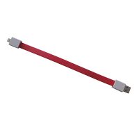 Кабель USB Apple iPhone lightning дизайн браслет плоский <красный> ― Spb.OnlineBazar.su
