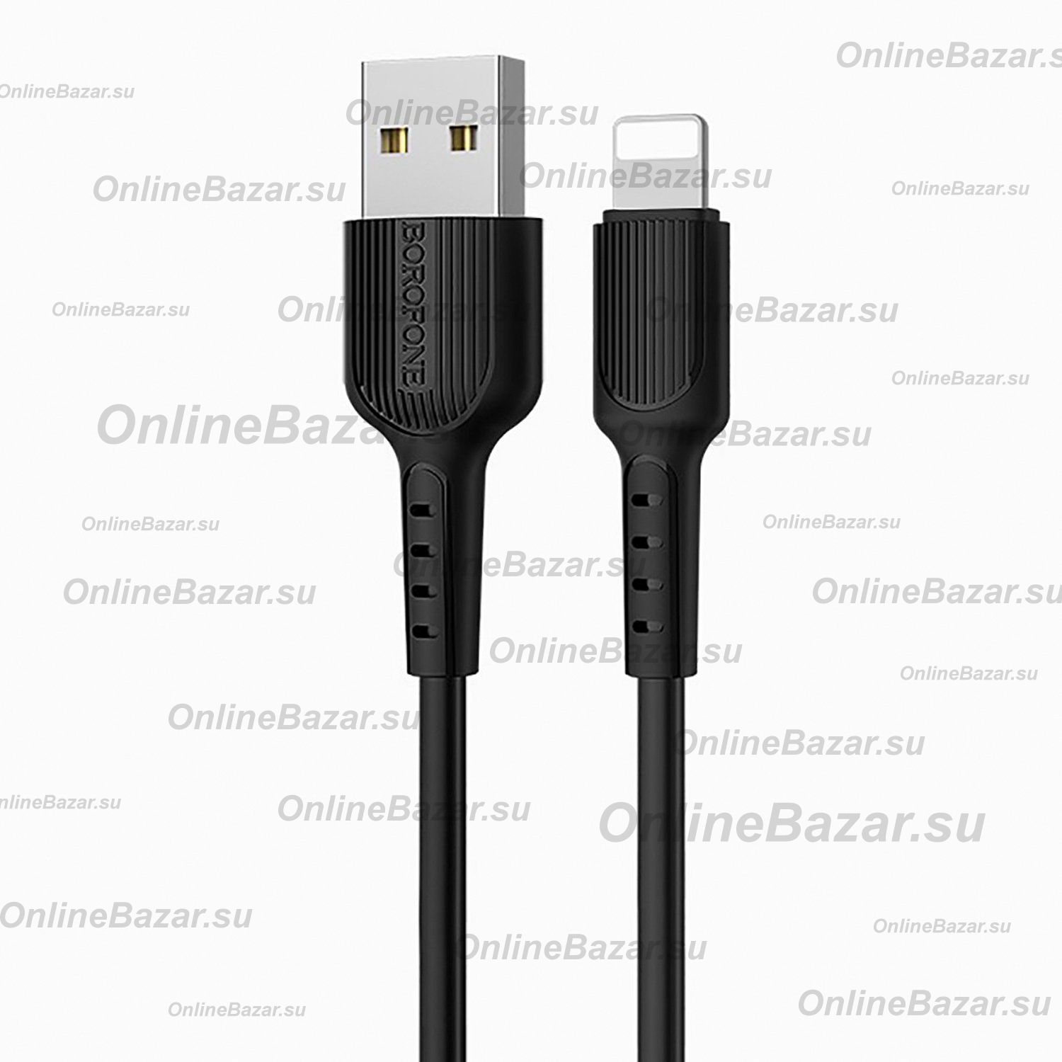 Кабель USB Apple iPhone Lightning Borofone BX16 <черный> ― Spb.OnlineBazar.su