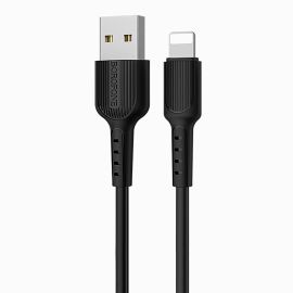 Кабель USB Apple iPhone Lightning Borofone BX16 <черный>