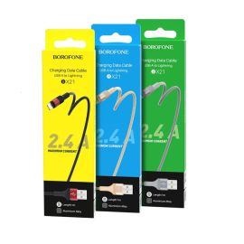 Кабель USB Apple iPhone Lightning Borofone BX21 <серый>