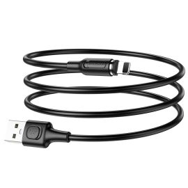 Кабель USB Apple iPhone Lightning Borofone BX41 <черный>