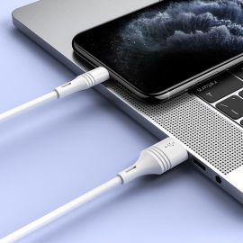 Кабель USB Apple iPhone Lightning Borofone BX43 <белый>