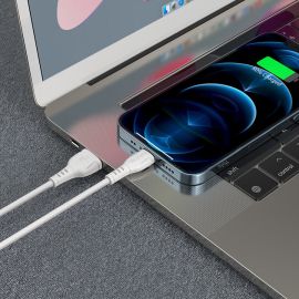 Кабель USB Apple iPhone Lightning Borofone BX51 <белый>