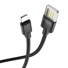 Кабель USB Apple iPhone Lightning Hoco U55 <черный>