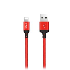 Кабель USB Apple iPhone Lightning Hoco X14 (1 метр) <красный>