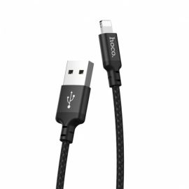 Кабель USB Apple iPhone Lightning Hoco X14 (1 метр) <черный>
