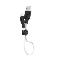 Кабель USB Apple iPhone Lightning Hoco X21 Plus (0,25 метра) <белый> ― Spb.OnlineBazar.su