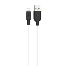 Кабель USB Apple iPhone Lightning Hoco X21 Plus (1 метр) <белый>