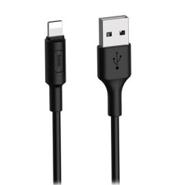 Кабель USB Apple iPhone Lightning Hoco X25 <черный>