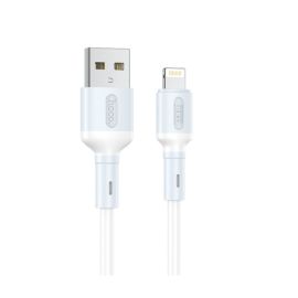 Кабель USB Apple iPhone Lightning Hoco X65 <белый>