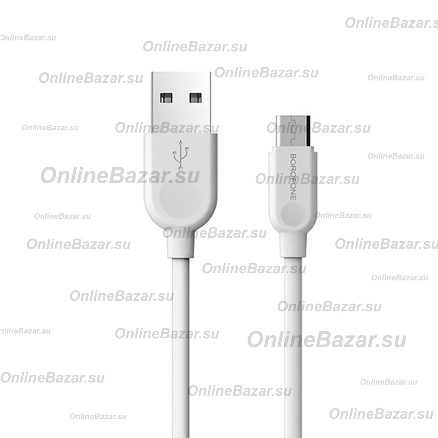 Кабель USB MicroUSB Borofone BX14 (3 метра) <белый> ― Spb.OnlineBazar.su