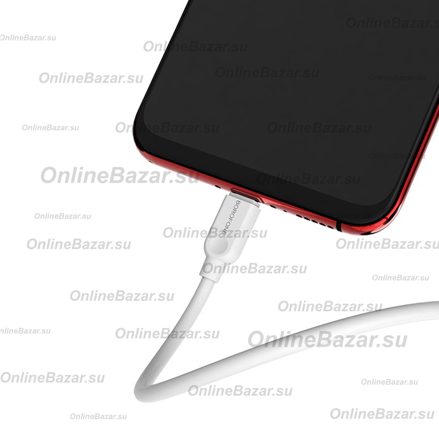 Кабель USB MicroUSB Borofone BX14 (3 метра) <белый> ― Spb.OnlineBazar.su