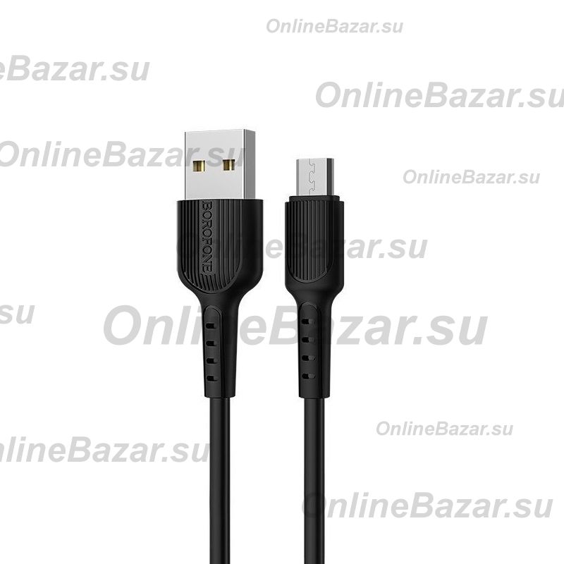 Кабель USB MicroUSB Borofone BX16 <черный> ― Spb.OnlineBazar.su