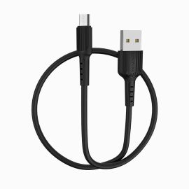 Кабель USB MicroUSB Borofone BX16 <черный>