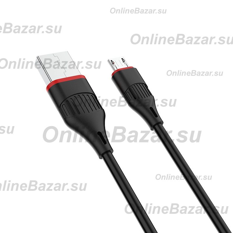 Кабель USB MicroUSB Borofone BX17 <черный> ― Spb.OnlineBazar.su