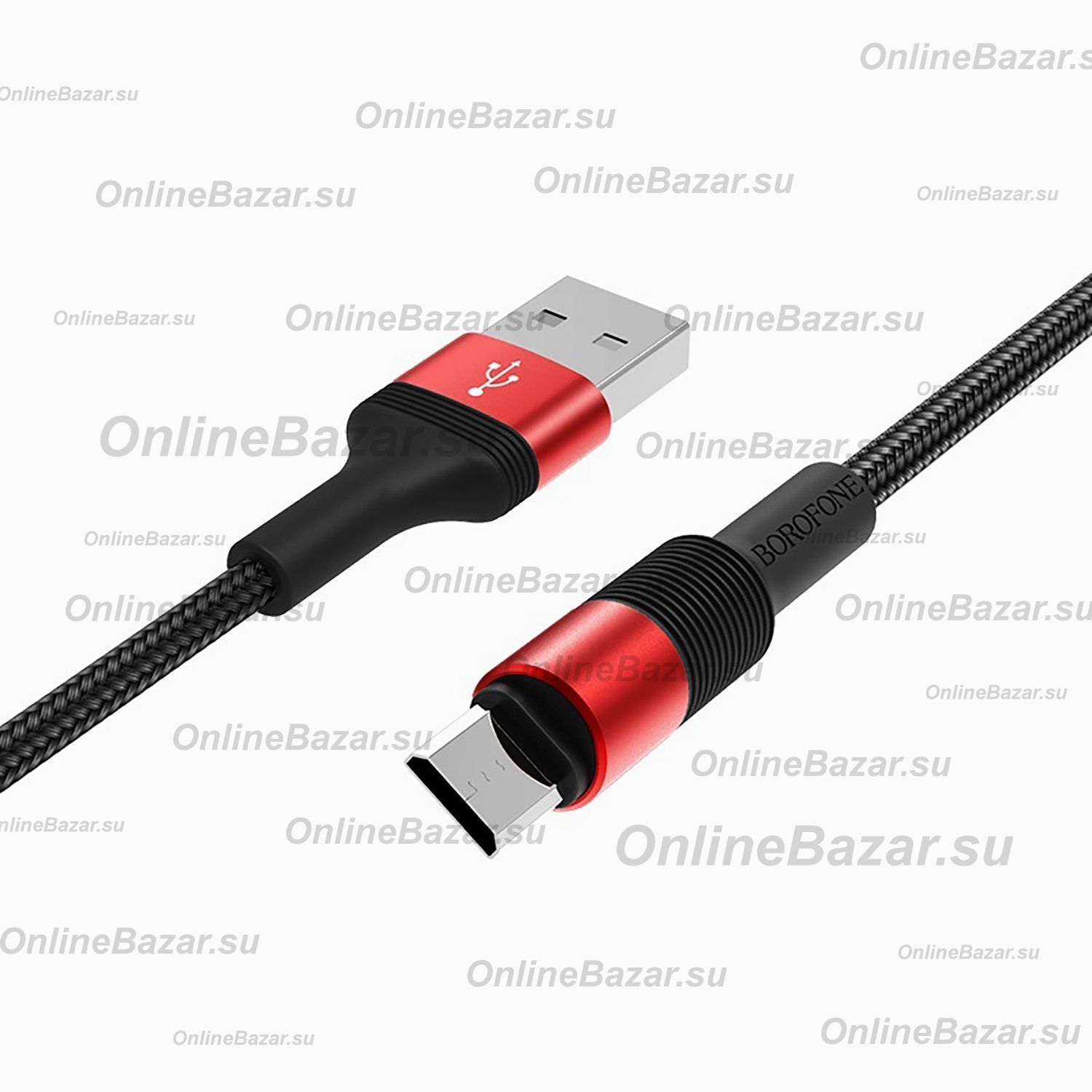 Кабель USB MicroUSB Borofone BX21 <красный> ― Spb.OnlineBazar.su