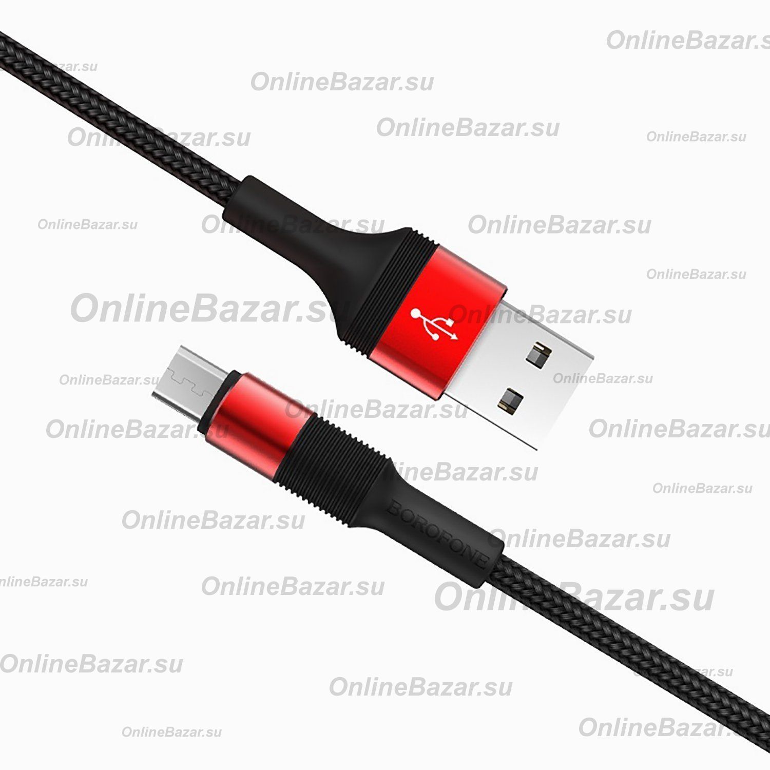 Кабель USB MicroUSB Borofone BX21 <красный> ― Spb.OnlineBazar.su