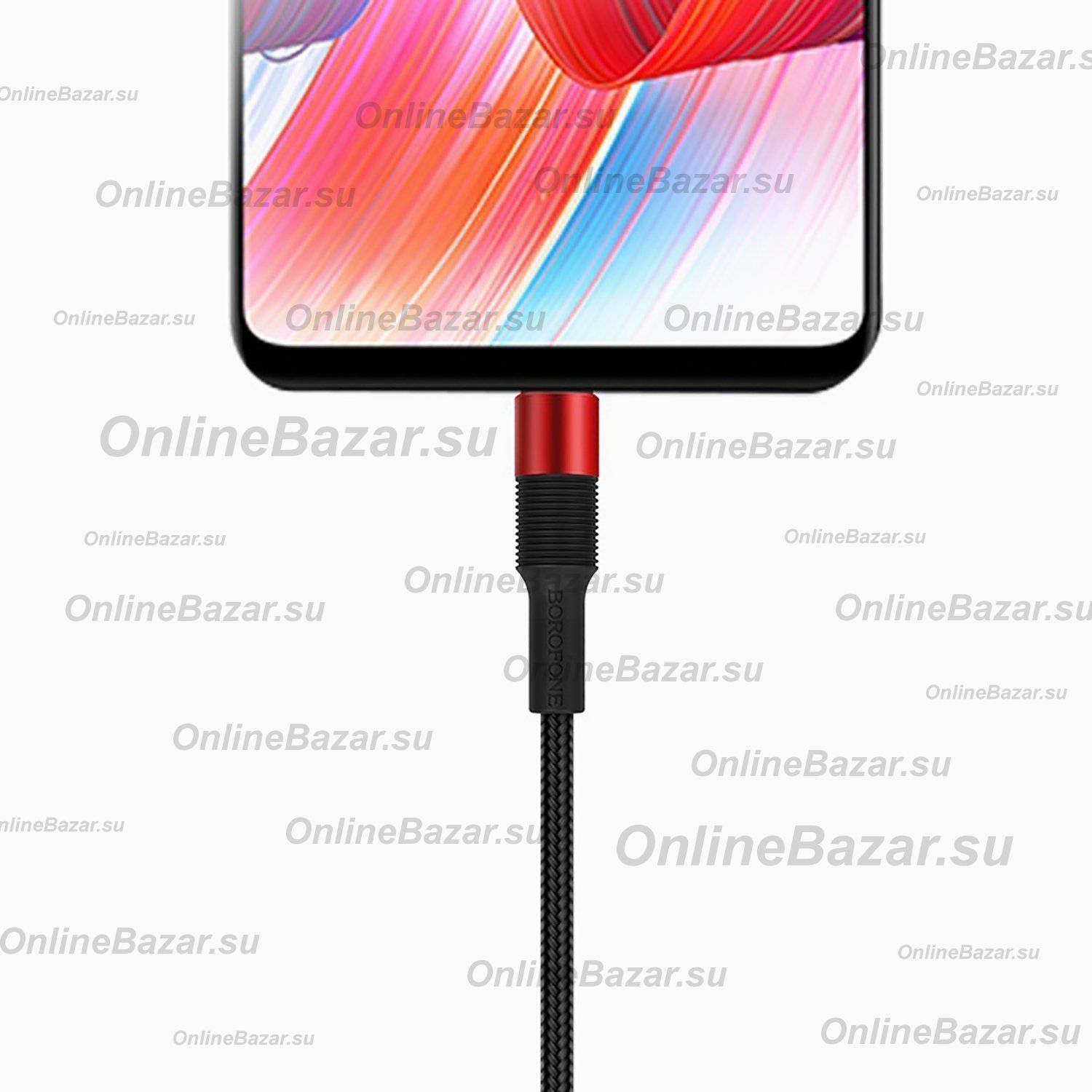 Кабель USB MicroUSB Borofone BX21 <красный> ― Spb.OnlineBazar.su