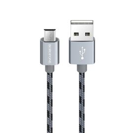 Кабель USB MicroUSB Borofone BX24 <серый>