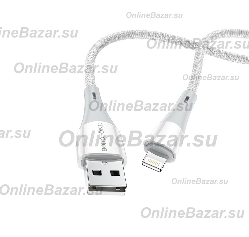 Кабель USB MicroUSB Borofone BX60 <белый> ― Spb.OnlineBazar.su