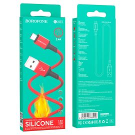 Кабель USB MicroUSB Borofone BX83 <красный>