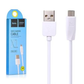 Кабель USB MicroUSB Hoco X1 (комплект 2 шт.) <белый>