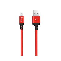 Кабель USB MicroUSB Hoco X14 (2 метра) <красный> ― Spb.OnlineBazar.su