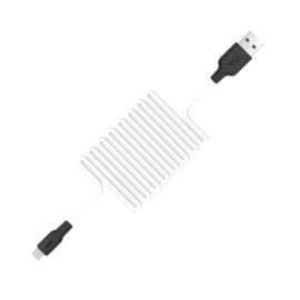 Кабель USB MicroUSB Hoco X21 Plus (1 метр) <белый>