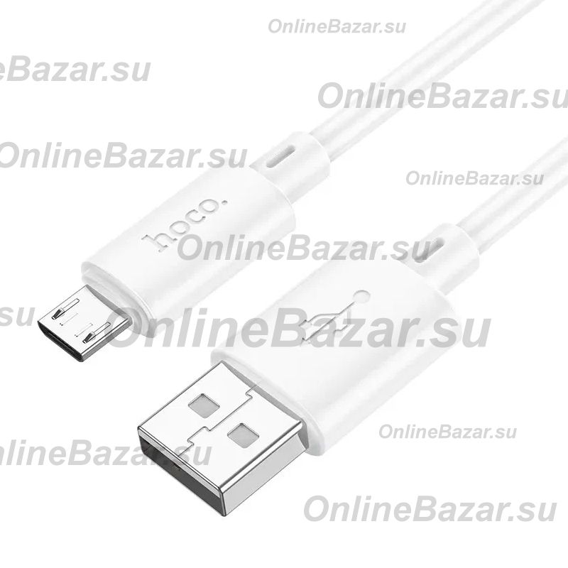 Кабель USB MicroUSB Hoco X88 <белый> ― Spb.OnlineBazar.su