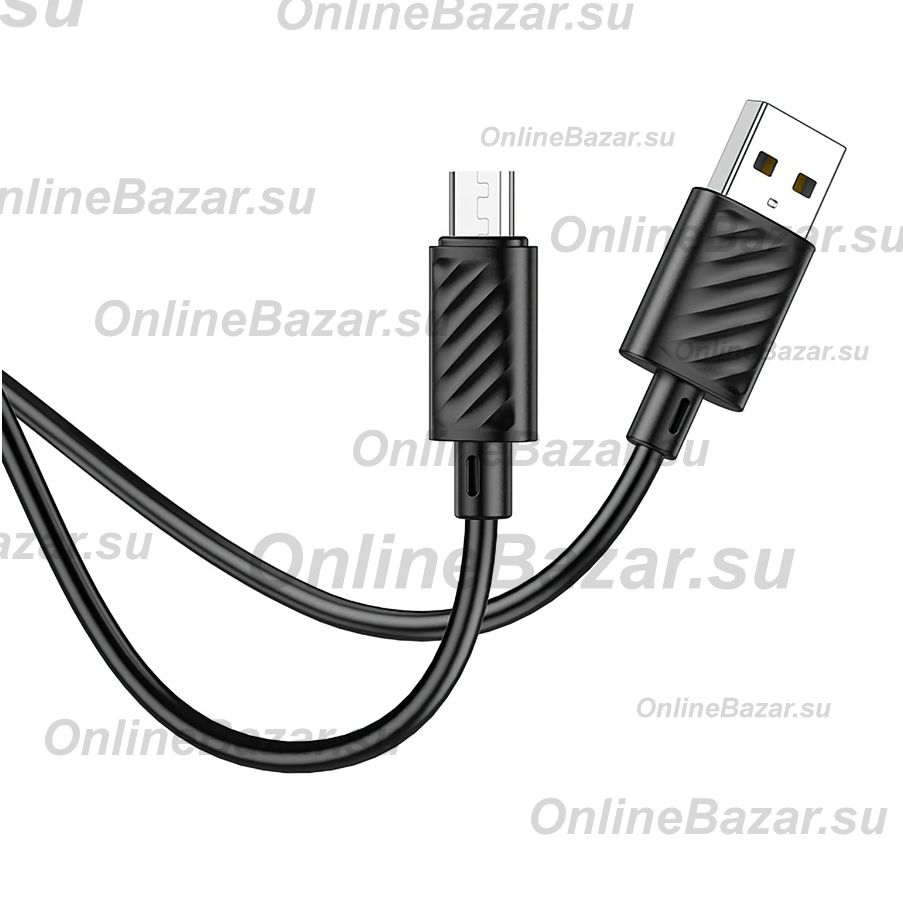 Кабель USB MicroUSB Hoco X88 <черный> ― Spb.OnlineBazar.su