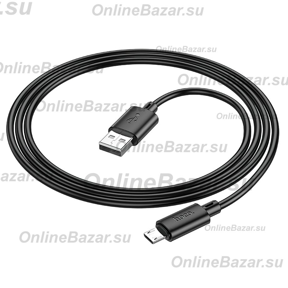 Кабель USB MicroUSB Hoco X88 <черный> ― Spb.OnlineBazar.su