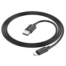 Кабель USB MicroUSB Hoco X88 <черный>