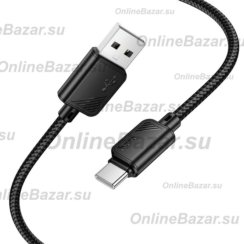 Кабель USB Type-C Hoco X113 (3A/60W/PD) <черный> ― Spb.OnlineBazar.su