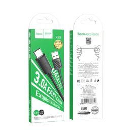 Кабель USB Type-C Hoco X88 <черный>