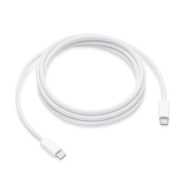 Кабель USB-C - Type-C для Apple iPhone 15, iPhone 16, MacBook (240W/PD/2 м) <белый> (оригинал)