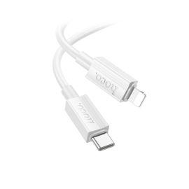 Кабель USB-C Apple Lightning Hoco X107 (1 метр) <белый>
