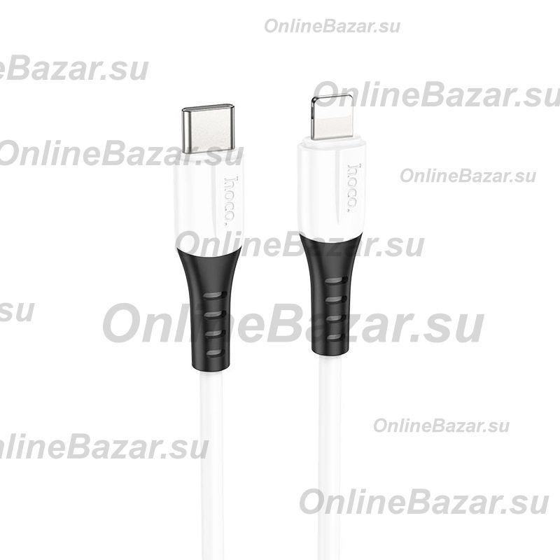 Кабель USB-C Apple iPhone Lightning Hoco X82 <белый> ― Spb.OnlineBazar.su