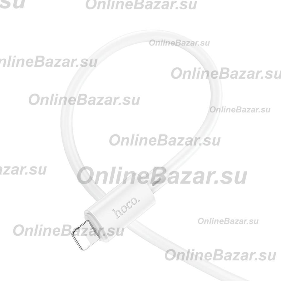 Кабель USB-C Apple iPhone Lightning Hoco X88 <белый> ― Spb.OnlineBazar.su