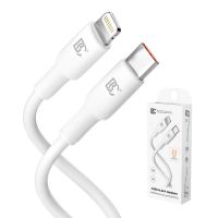 Кабель USB-C Lightning BC X81 Soft (PD) <белый> ― Spb.OnlineBazar.su