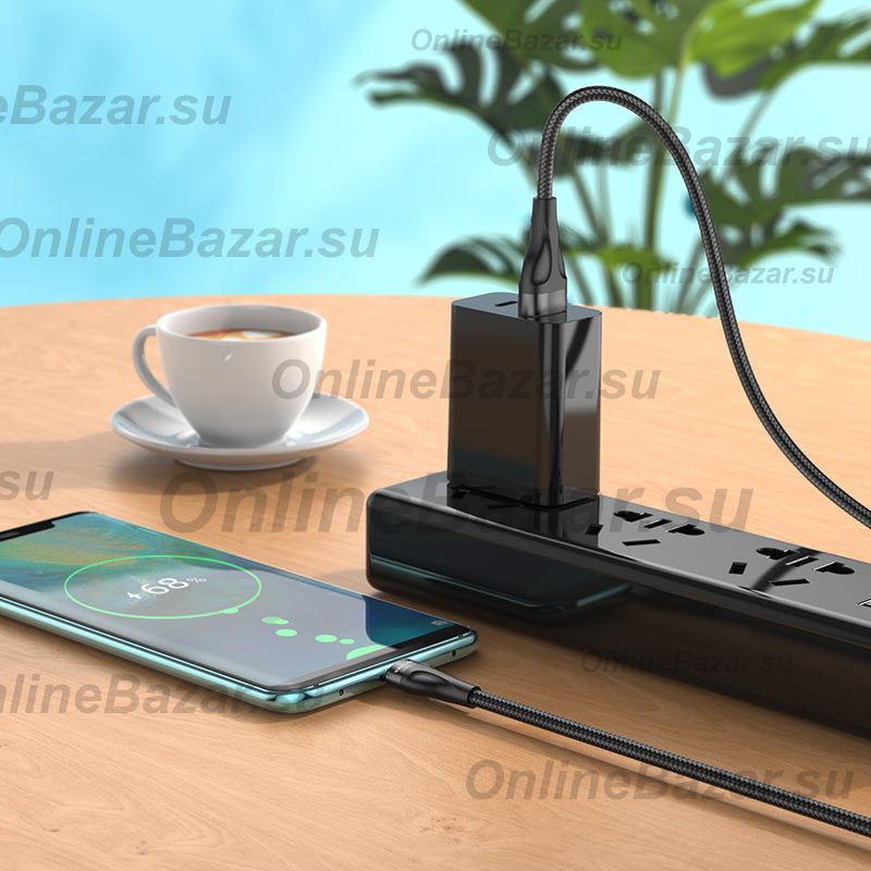 Кабель USB-C Type-C Borofone BX61 (PD) <черный> ― Spb.OnlineBazar.su
