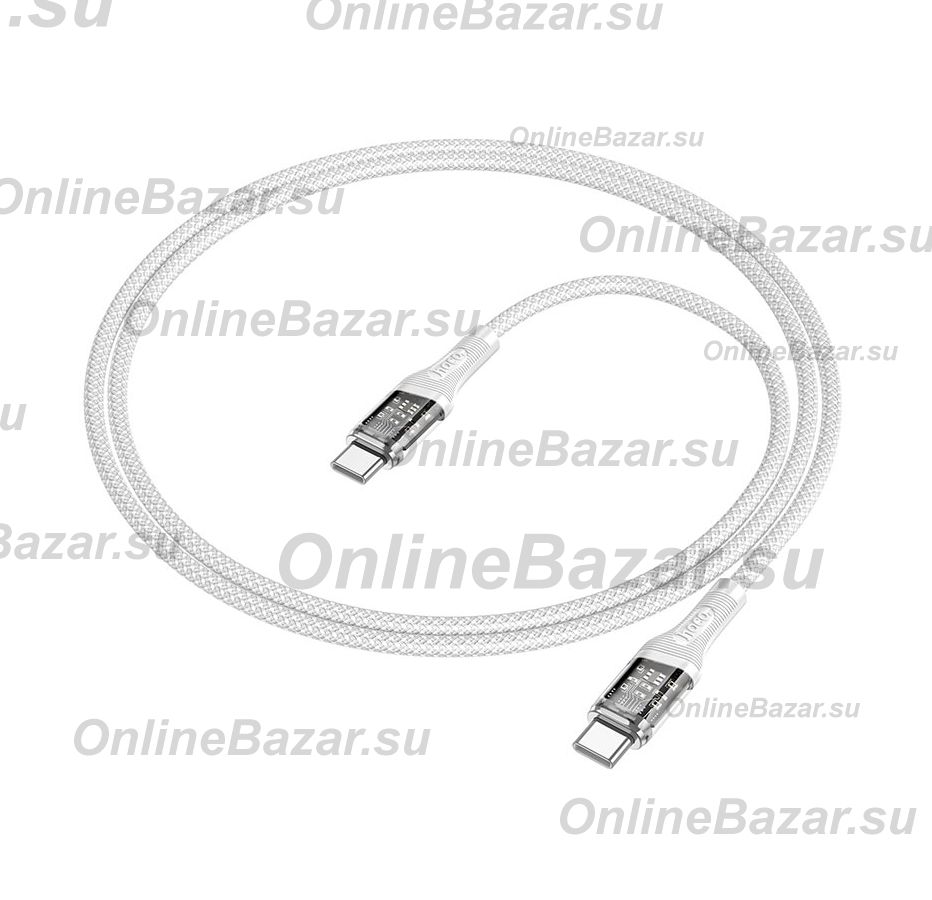 Кабель USB-C Type-C Hoco U111 <серый> ― Spb.OnlineBazar.su