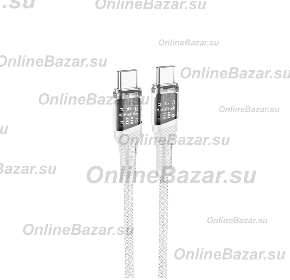 Кабель USB-C Type-C Hoco U111 <серый> ― Spb.OnlineBazar.su