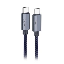 Кабель USB-C Type-C Hoco U134 (1.8 метра) <темно-синий>