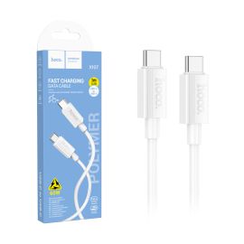 Кабель USB-C Type-C Hoco X107 (1 метр) <белый>