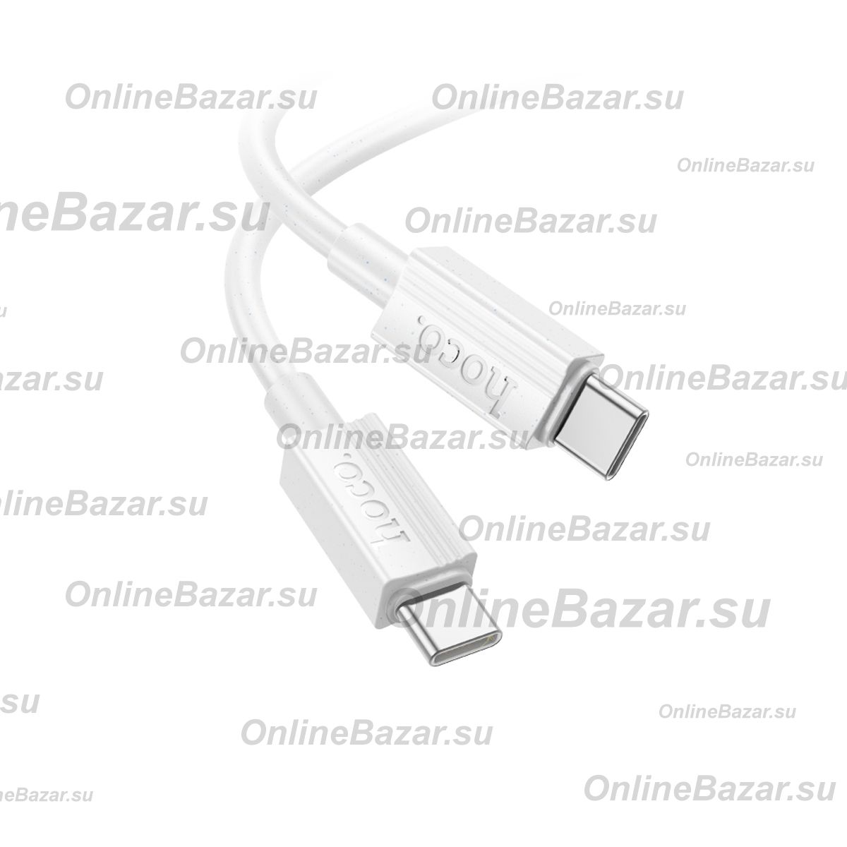 Кабель USB-C Type-C Hoco X107 (1 метр) <белый> ― Spb.OnlineBazar.su